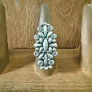 Native American Handmade Sterling Silver Ring (Leroy James)